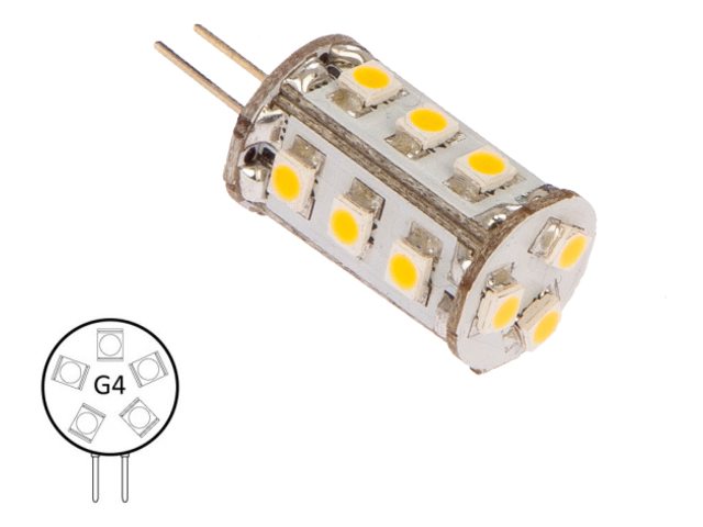 LED-pære G4, 2700/varmhvit, dimbar