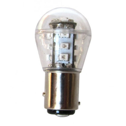 LED lanternepære m/kuppel, BAY15D