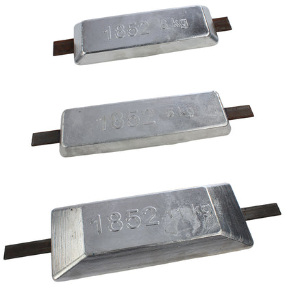1852 Sinkanode rektangulær 3-11 kg