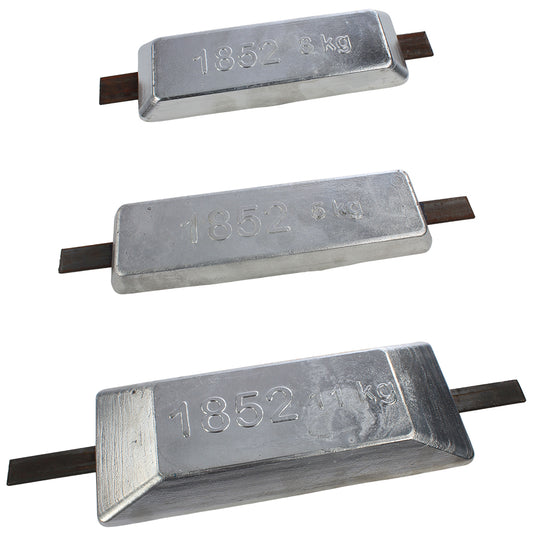 1852 Sinkanode rektangulær 3-11 kg