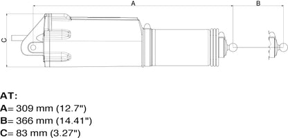 Uflex Sylindersett m/ kontrollpanel