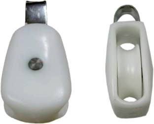 Blokk, enkel, nylon