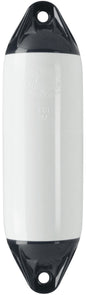 Polyform Fender F-serie hvit m/sorte ender