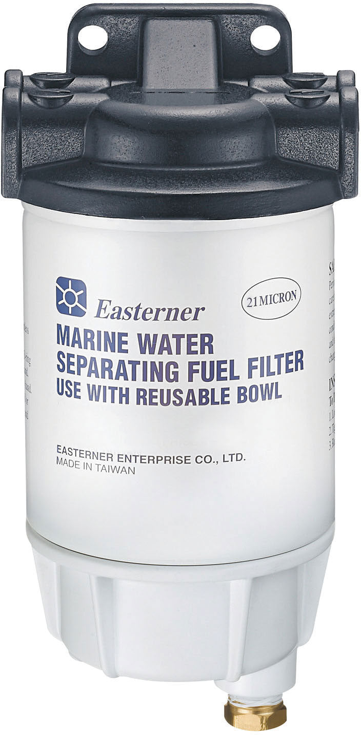 Drivstoffilter 10 Micron m/bolle 16 mm Universal