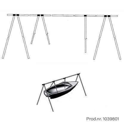 1852 Bakkestativ i aluminium m/bag