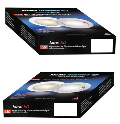 Hella EuroLED 150 Touch lampe m/hvitt og rødt lys