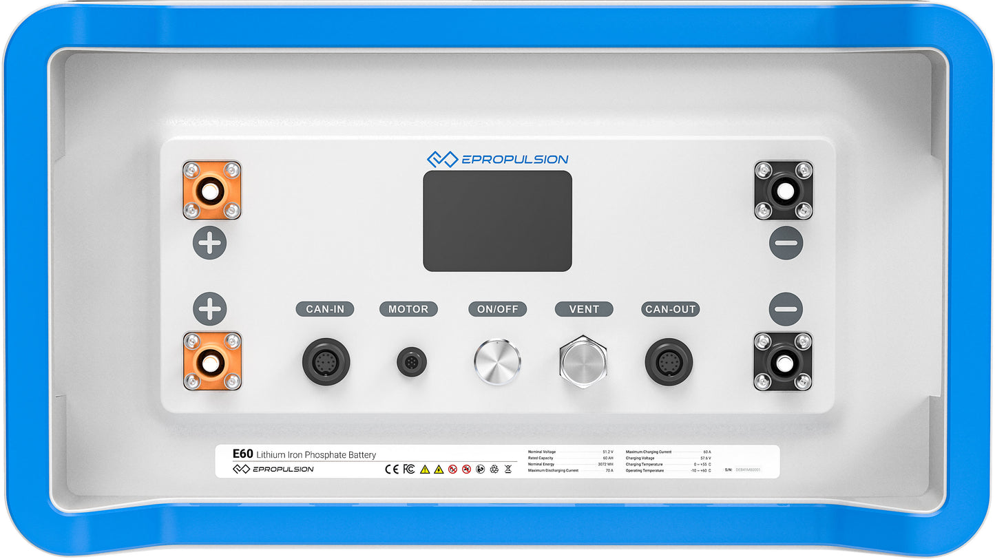 ePropulsion E-Serie 2 48V batteri til elektriske båtmotorer
