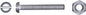 Maskinskrue m/mutter A4 DIN 84/934