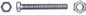 Sekskantbolt m/mutter A4 DIN 933/934