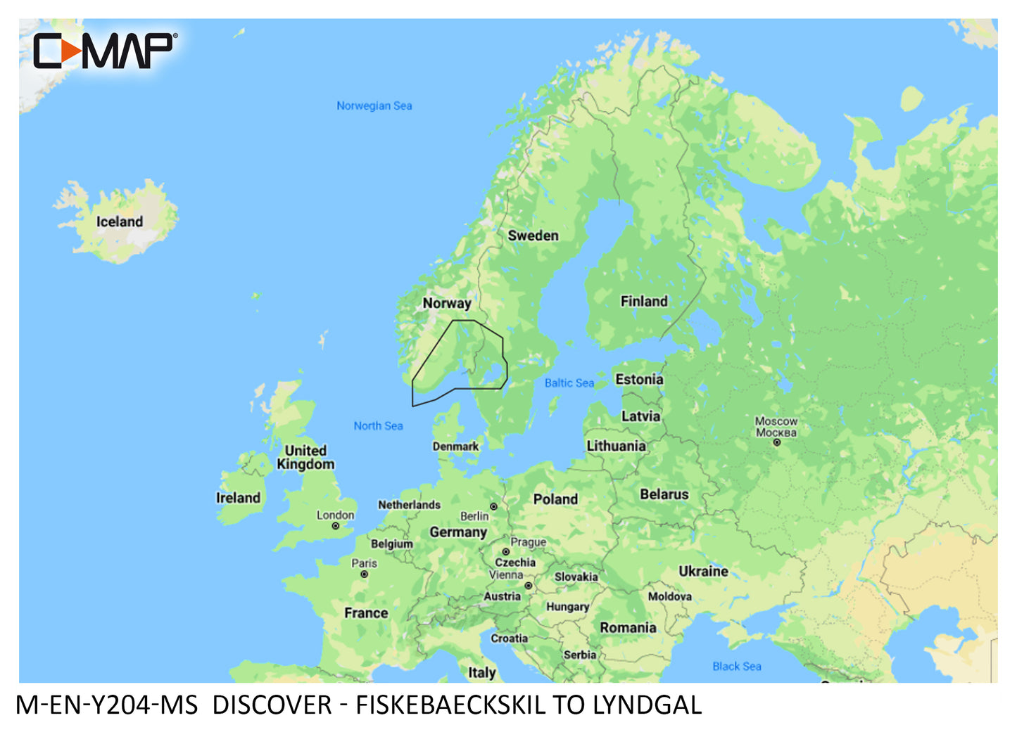 C-Map Discover elektronisk kart