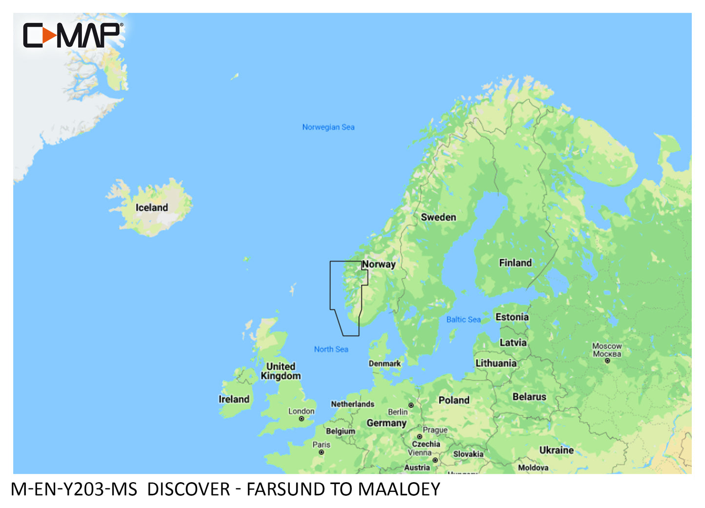 C-Map Discover elektronisk kart