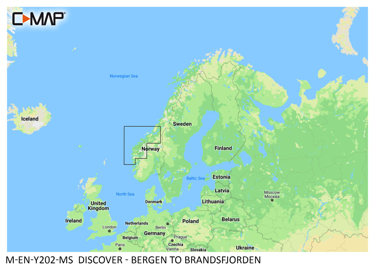 C-Map Discover elektronisk kart