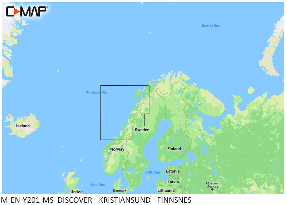 C-Map Discover elektronisk kart