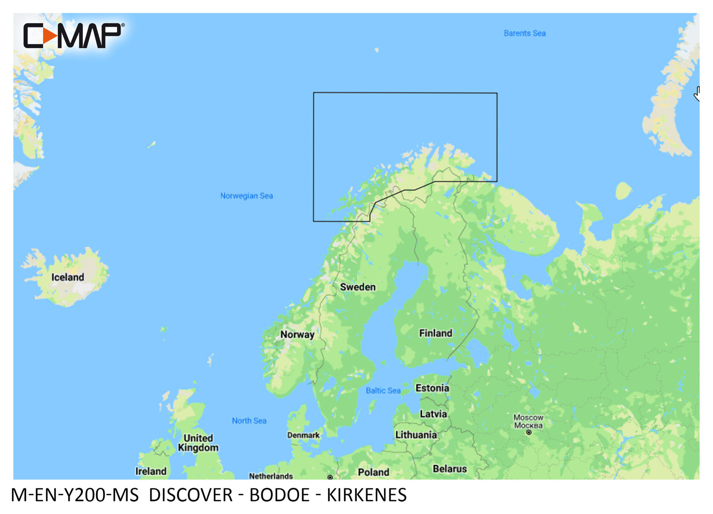 C-Map Discover elektronisk kart