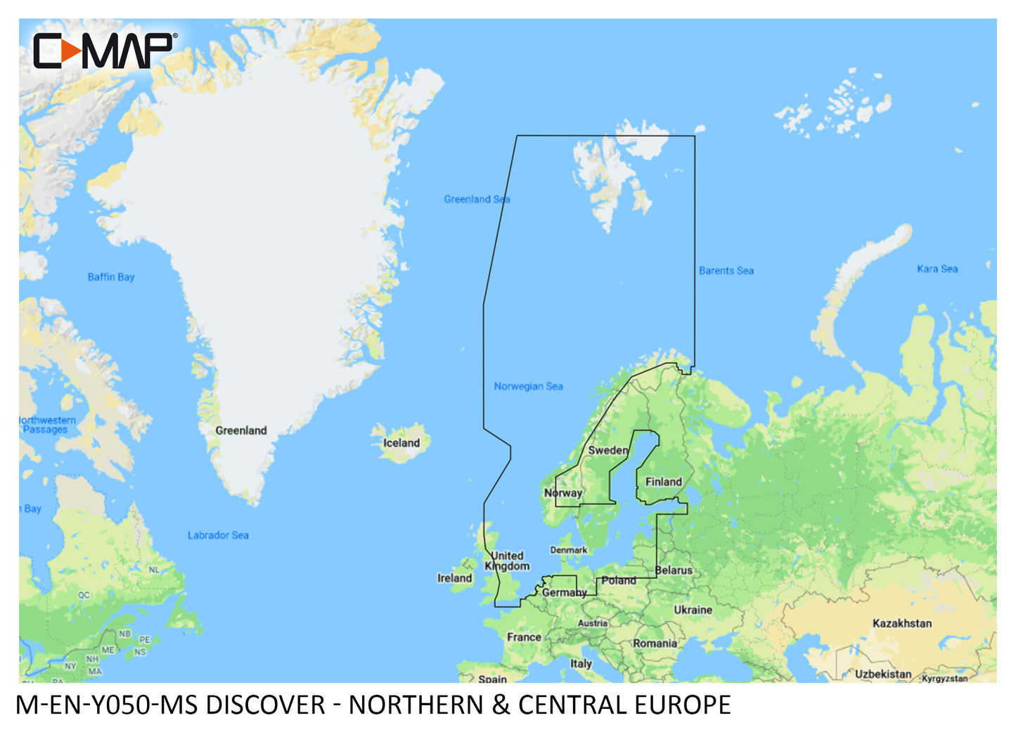 C-Map Discover elektronisk kart
