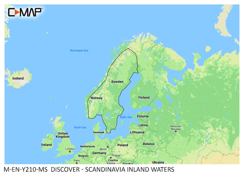 C-Map Discover elektronisk kart