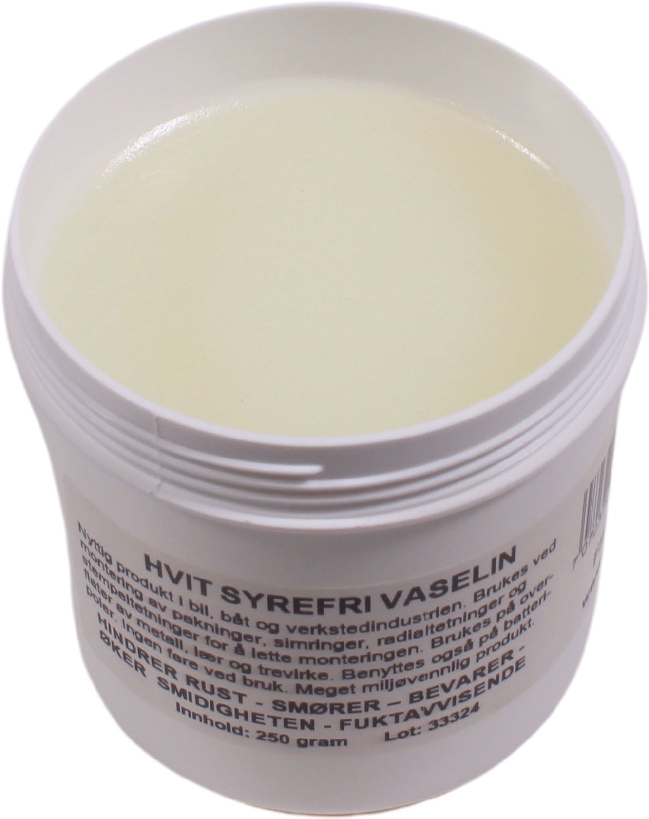 Vaselin Hvit Syrefri