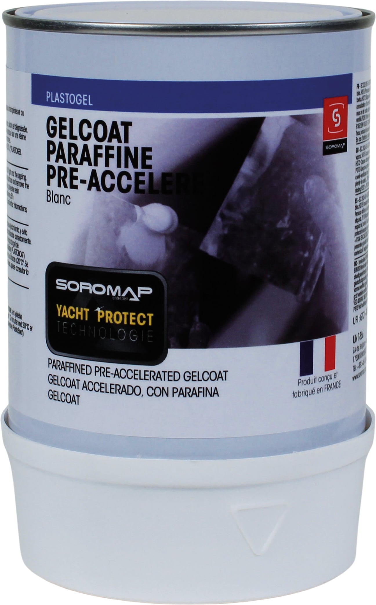 Soromap Plastogel gelcoat hvit