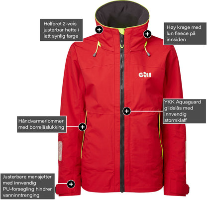 Gill OS3 Coastal seiljakke dame