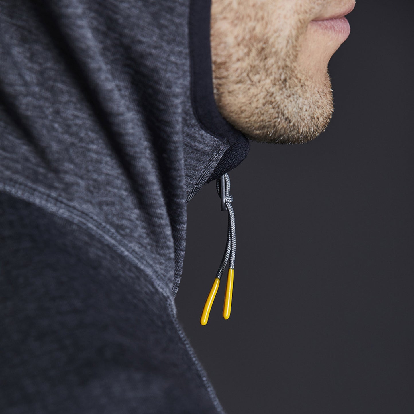 Gill Dart Hoodie fleecejakke herre grå