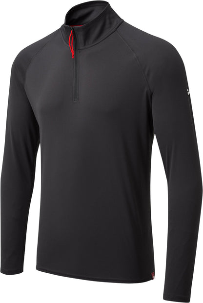 Gill UV Tec LS Zip trøye herre charcoal