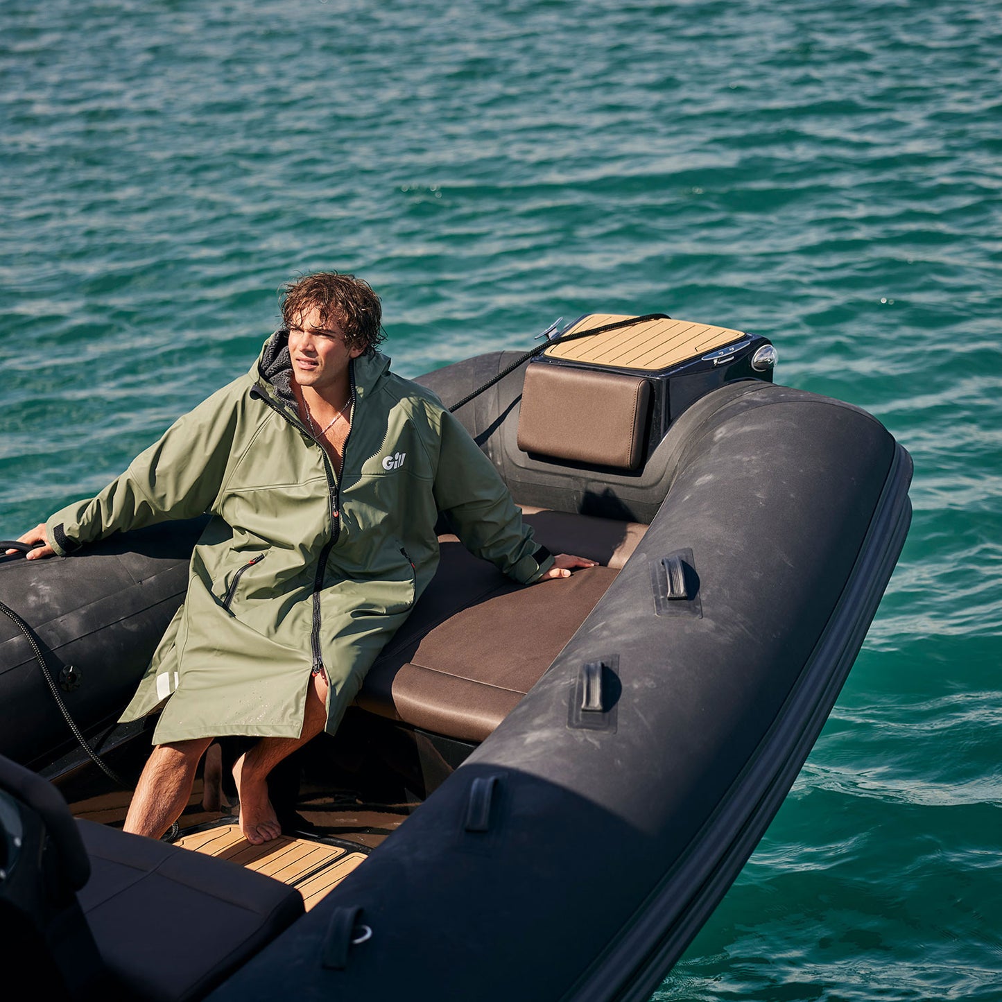 Gill Aqua Parka Sage
