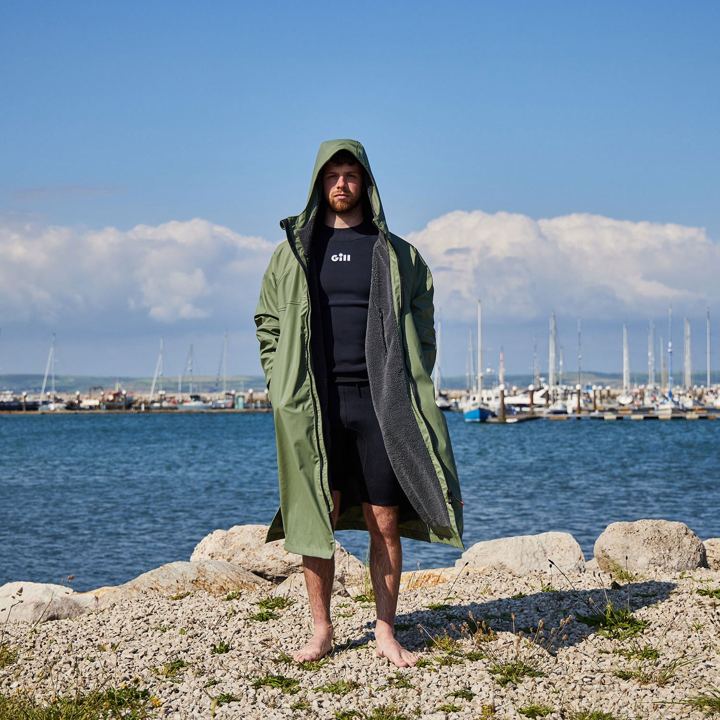 Gill Aqua Parka Sage