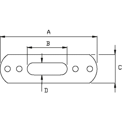 Festeplate for T-terminal