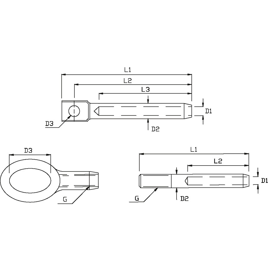 Terminaler for rekkewire syrefast