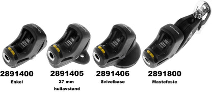 Spinlock PXR Cam Cleat for 2-6 mm tau